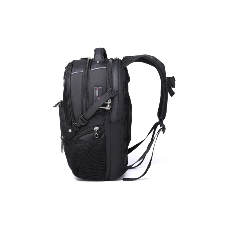 CROSSGEAR Fabric Backpack Unisex Black-2