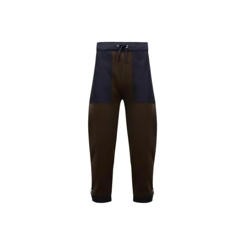 Moncler Knit Jogging Trousers Knitted Sports Pants Men's Blue