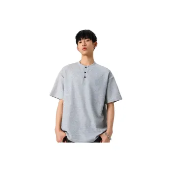 DUATOGE T Shirts Men Gray 