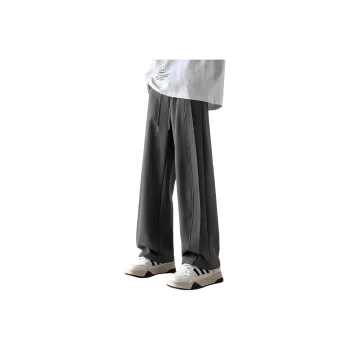 Tonlion Casual Pants Unisex Medium Gray
