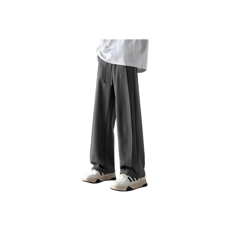 Tonlion Casual Pants Unisex Medium Gray-0