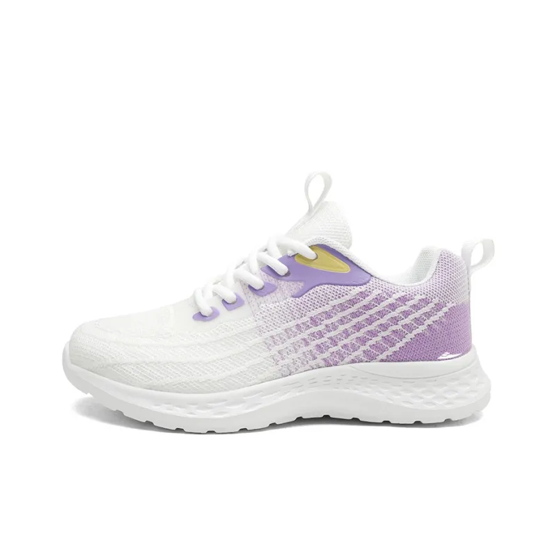 Kuding Running Shoes Women's Low Top Black White/Light Purple/Light Blue Yellow/Lotus Root Powder/Sky Blue/White Purple-25