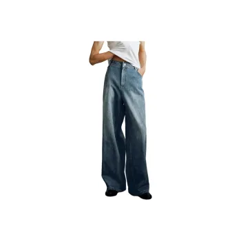 OPICLOTH Jeans Unisex Washed Blue
