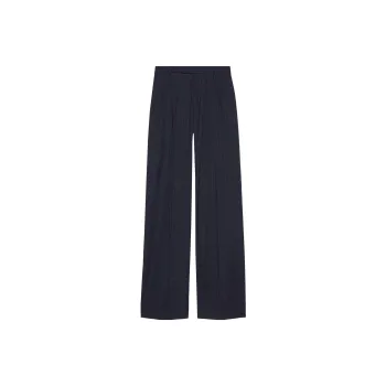 GUCCI Wide Horsebit Striped Trousers