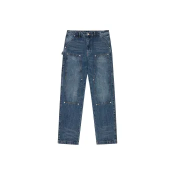 BILLIONAIRE BOYS CLUB Diamond Embroidered Denim Carpenter Jeans