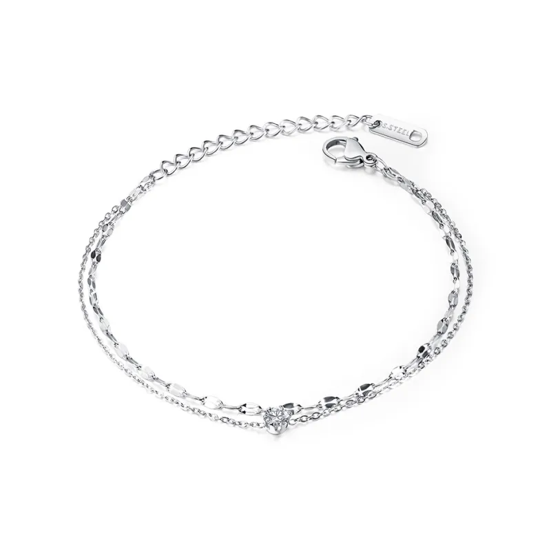 CENTURY&KINDLE 316L Titanium Steel Bracelets Women's-0