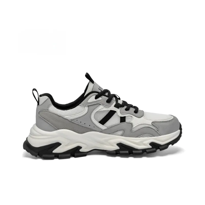 JEEP SPIRIT Chunky Sneakers Men Low Top Gray-1