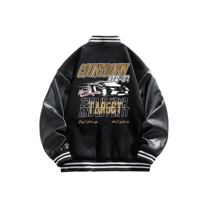 BTR Baseball Jacket Unisex Brown-0