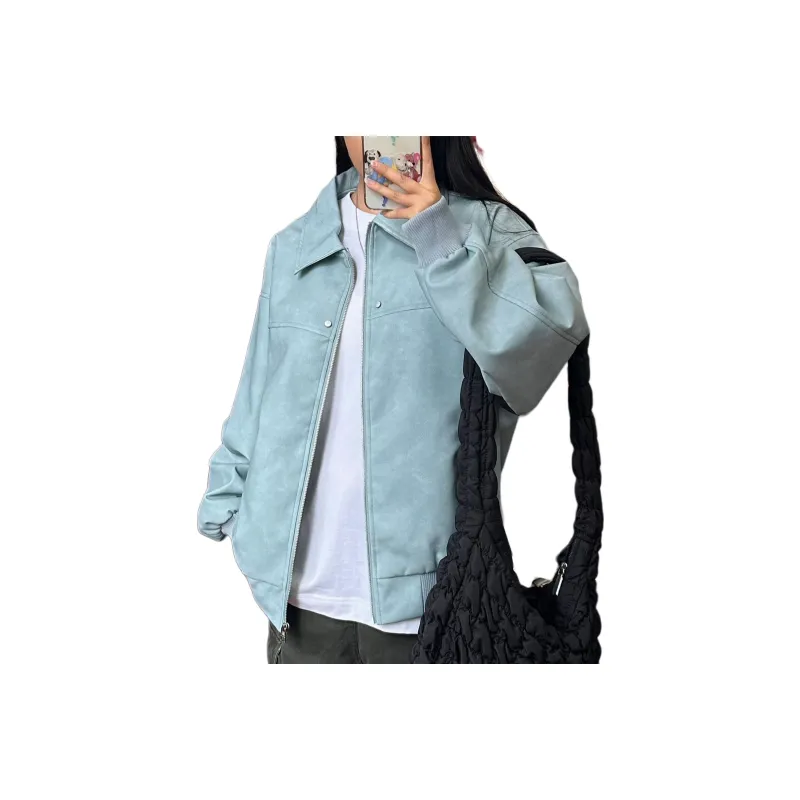 ZONEiD Leather Jackets Unisex-11