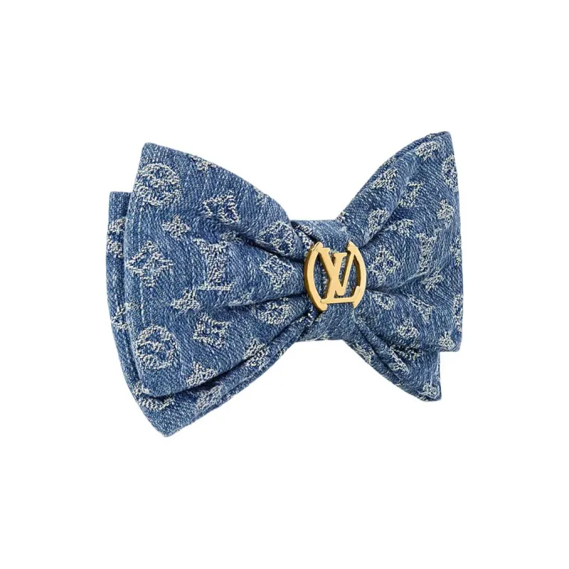 LOUIS VUITTON Milky Denim Hairclip-1