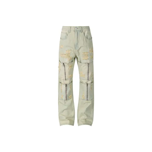 XINYINSU Cargo Pants Unisex Blue