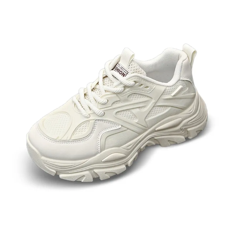 Gai Renpu Abrasion Resistant Breathable Height Increasing Low Top Chunky Sneakers Unisex-9