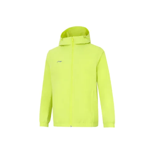 LiNing Trench Coat Men's Yellow Glow Green