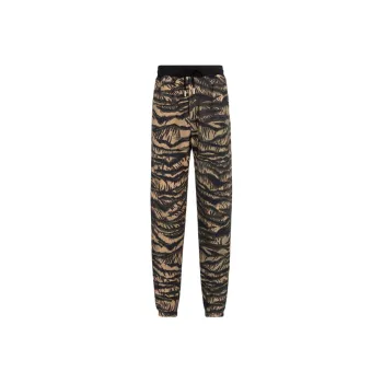 Roberto Cavalli SS24 Knitted Sports Pants Men's Black