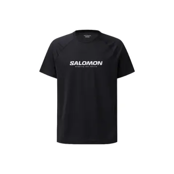 SALOMON SS25 Chronowave T Shirt Unisex Black