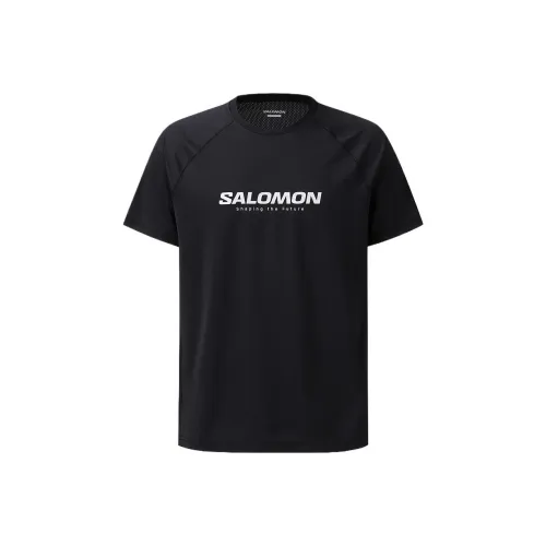 SALOMON SS25 Chronowave T Shirt Unisex Black