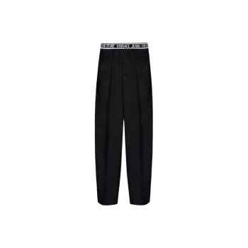 VERSACE JEANS Logo waistband Slim cut Trousers