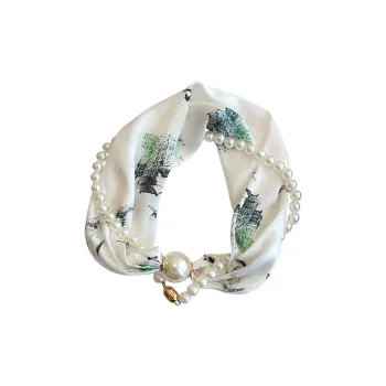 VINEY Silk Scarves Women's