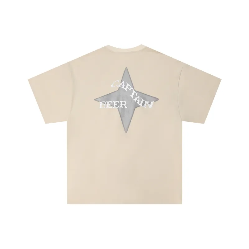 Ctbcaptainbeer Regular T Shirt Women's Apricot-1