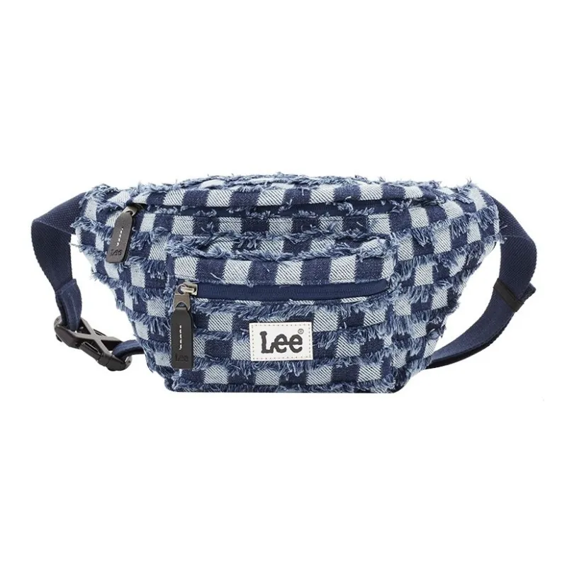 Lee Fabric Shoulder Bag, Crossbody Bag, Sling Bag, Fanny Pack Regular Unisex Dark Blue-1
