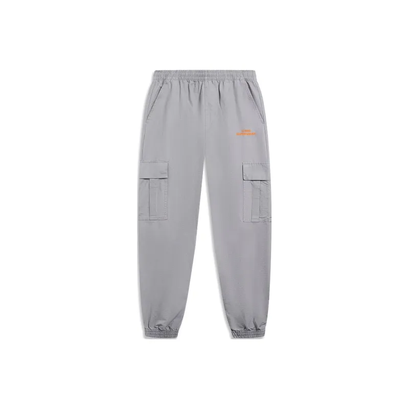 LINING Skateboard Casual Pants Men Shark Gray-0