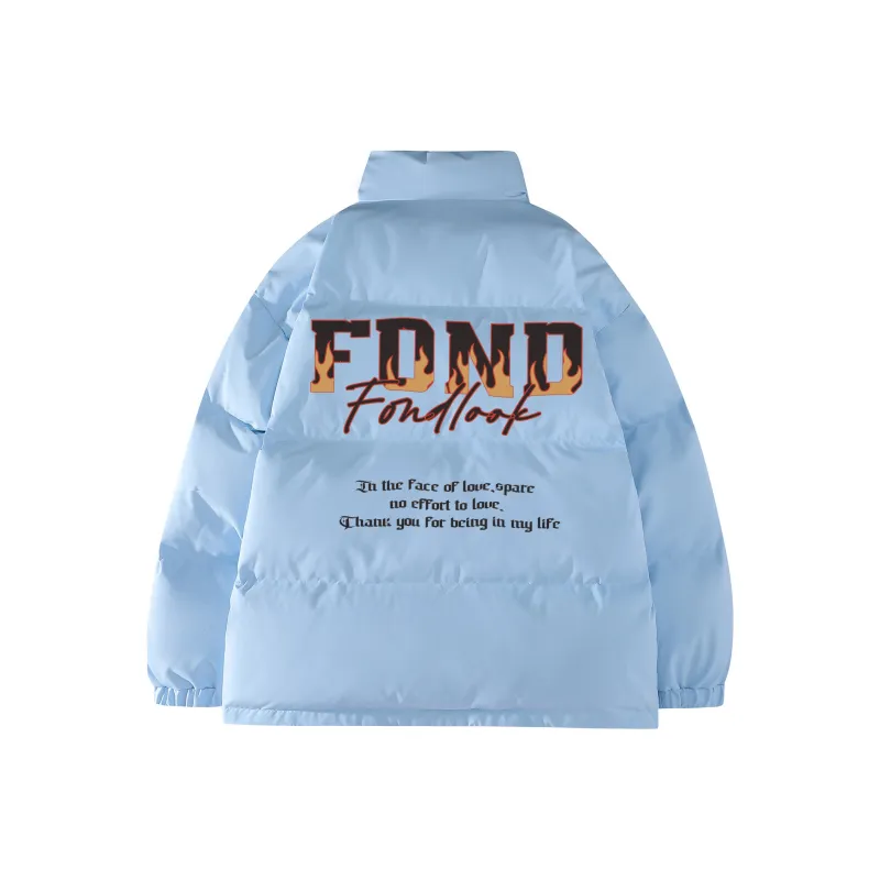 FONDLOOK Puffer Jackets Unisex-14