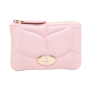 Mulberry Leather Wallet Women's Pink