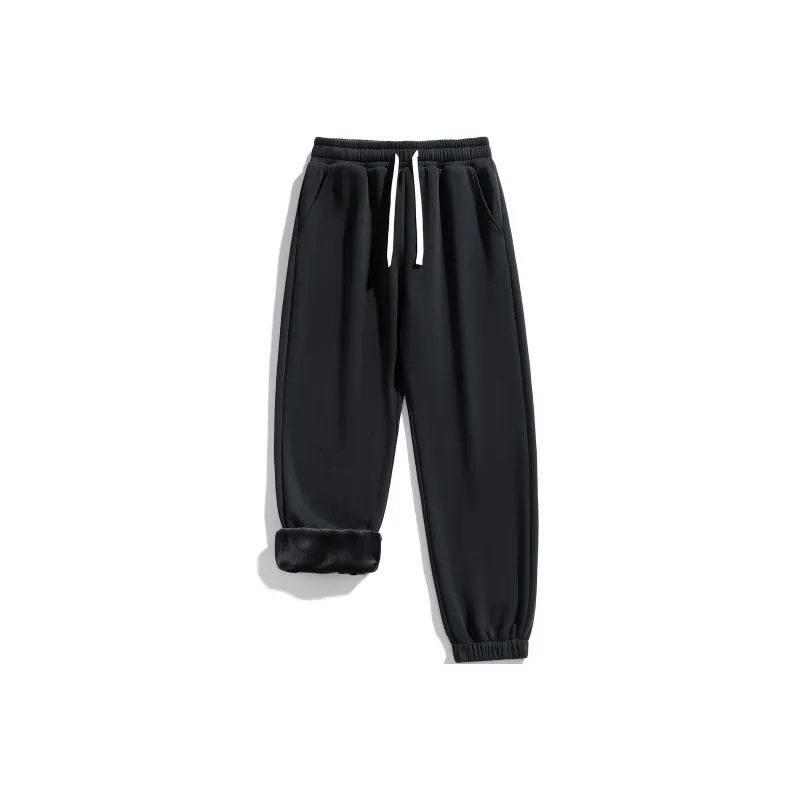 FONDLOOK Casual Pants Unisex Black-8