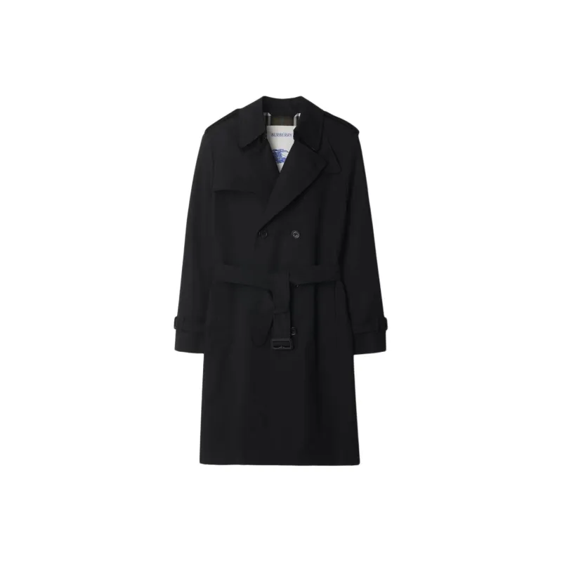 Burberry Gabardine Trench Coat-0