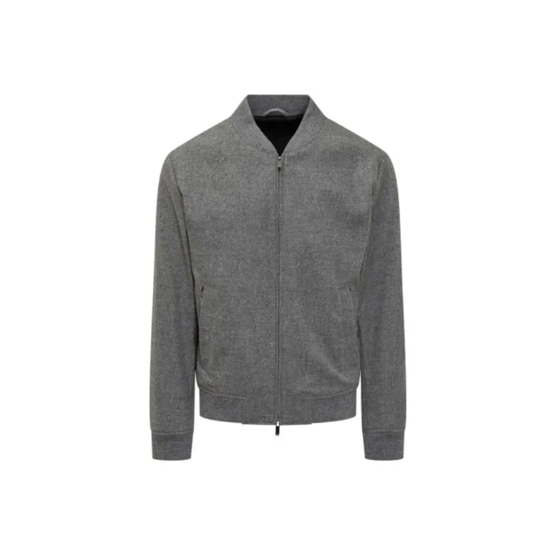 HUGO BOSS Two Way Zipper Slim Fit Jacket-0