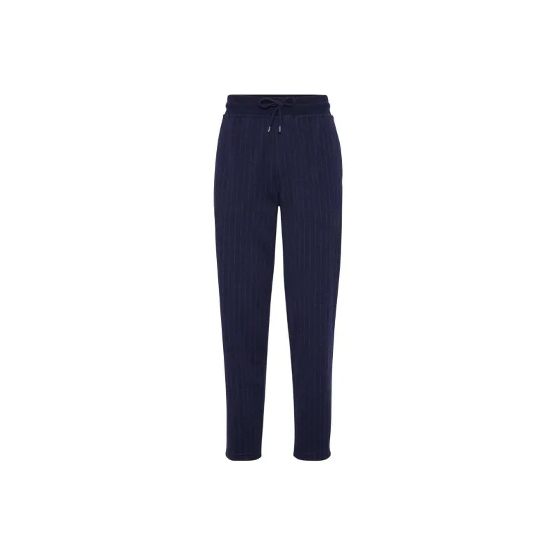 Brunello Cucinelli Drawstring Pinstripe Pants-0