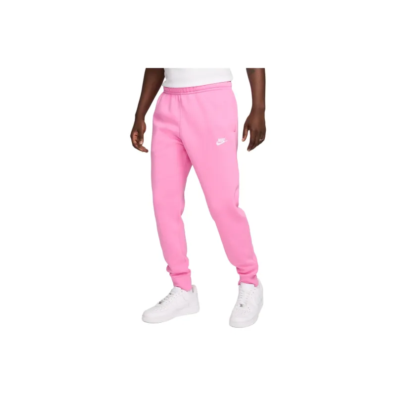 Nike Sportswear Club Fleece Knitted Sweatpants Men's Pink-0