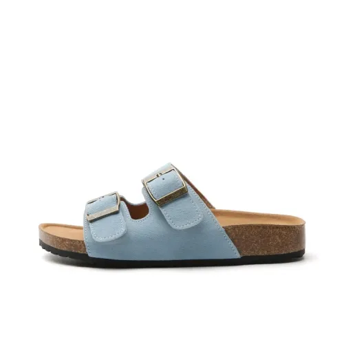 STELLA WEISZ Cork Sole Slip Resistant Abrasion Resistant Slide Slippers Women's