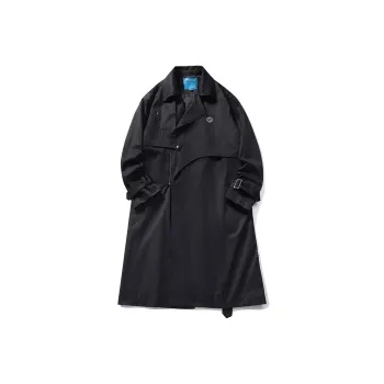 GUUKA TECH Trench Coats Unisex Black