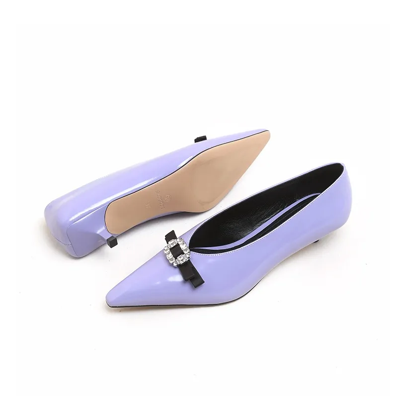 BLOCCO5 Slim Heel High Heels 3CM Women's-4