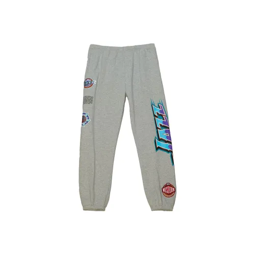 Mitchell Ness Casual Pants Men Gray