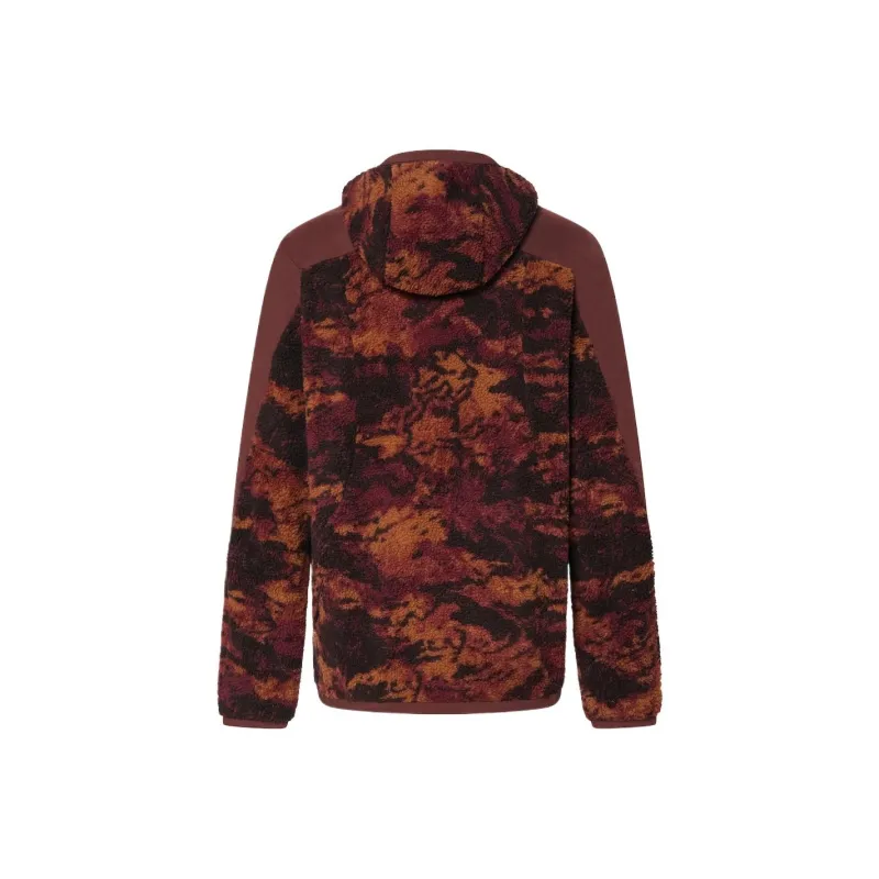 Oakley Jacket Unisex Tiger Print Camouflage Red-1