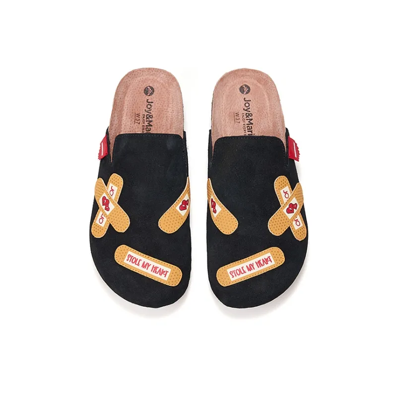 Joy&Mario Slip Resistant Closed Toe Slide Slippers Women's-16