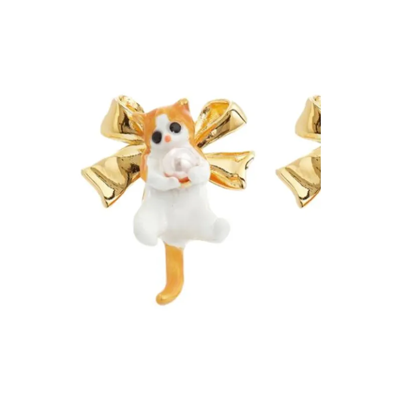 LES NEREIDES Brass Earrings Women's Yellow-2