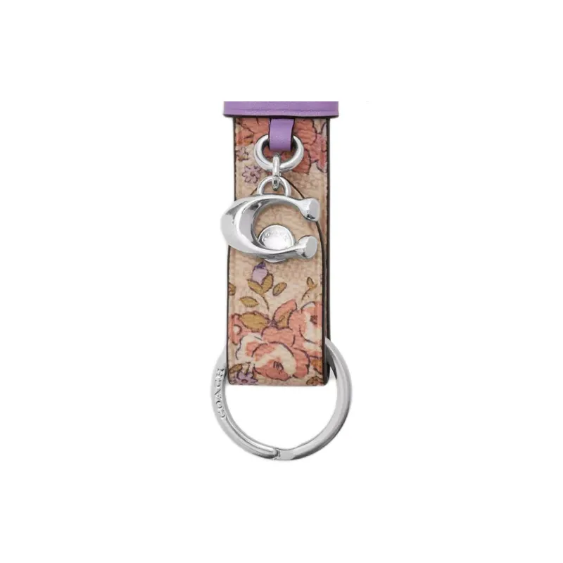 COACH Canvas Keychains Women's Multicolor-1