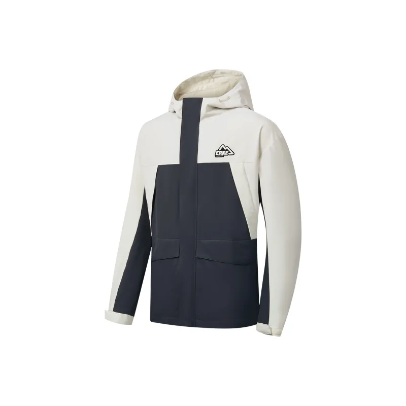 Erke Trench Coat Men's Dawn White-0