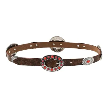 ZARA Leather Belts Women's Brown 