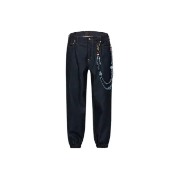 EVISU Jeans Men Denim Blue