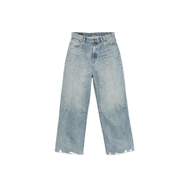 R13 Wayne Articulated Knee Jeans-0