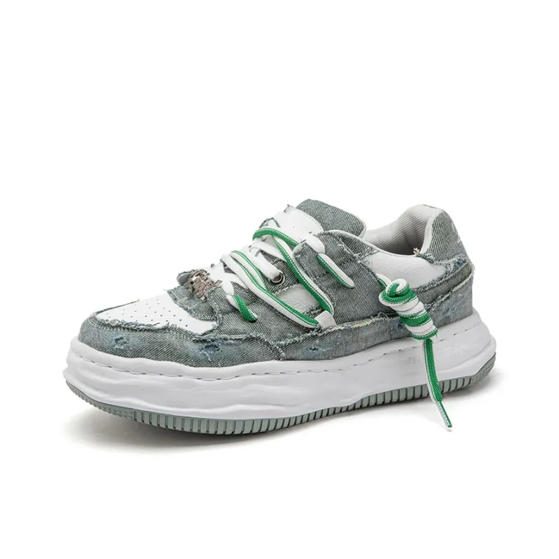 RELAXURSELF Anti Slip And Wear Resistant Height Increasing Low Top Skateboard Shoes Unisex-9