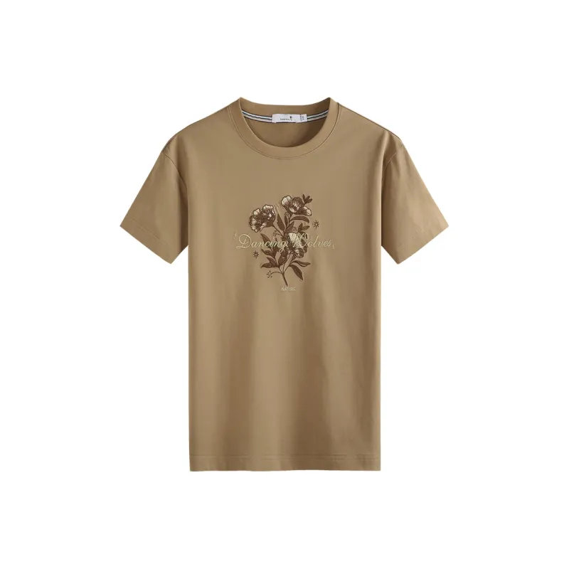 Dance With Wolves T Shirt Men's Khaki-0