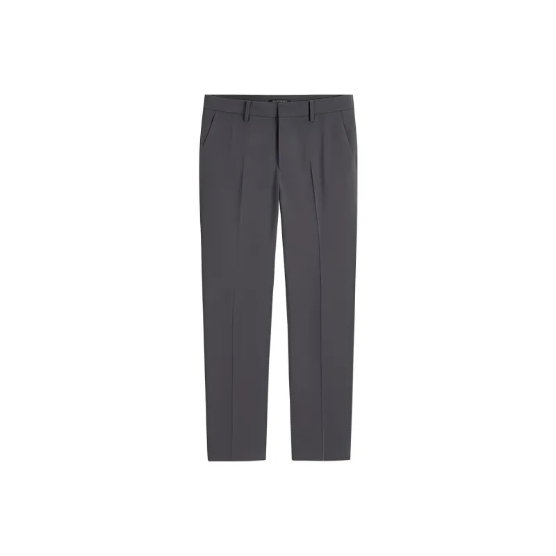 PEACEBIRD MEN Casual Pants Unisex Gray-0