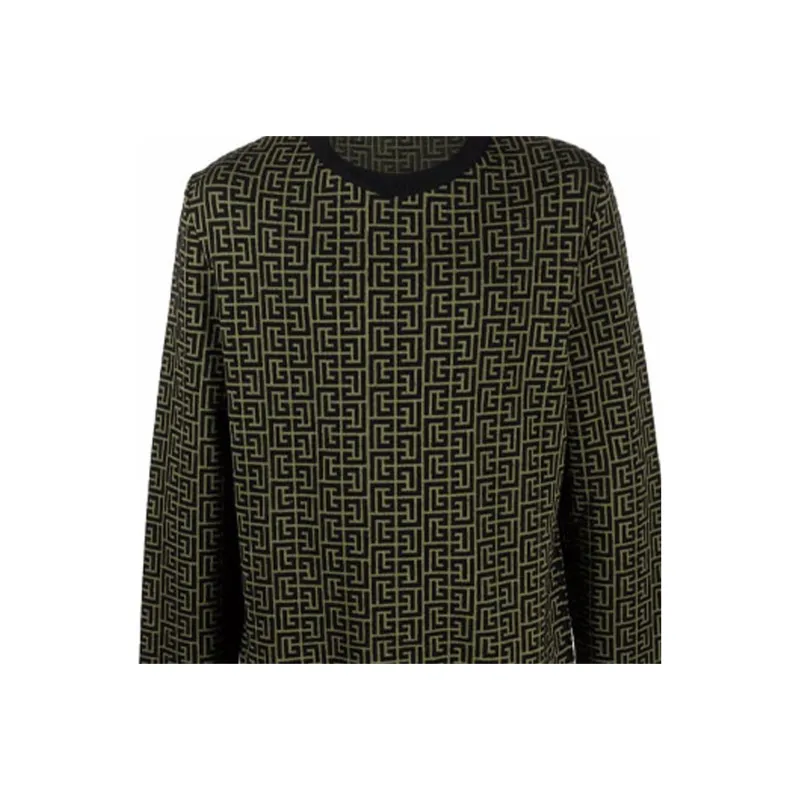 BALMAIN FW21 Sweater Men's Green-4