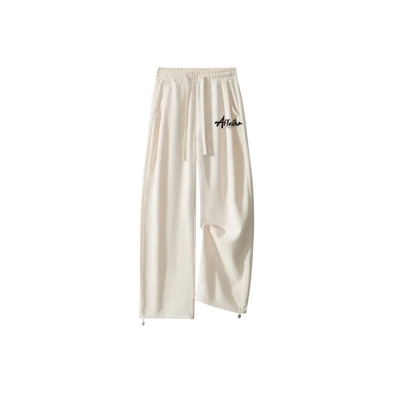 APUNCHLINEWORKSHOP Summer Students Thin Casual Pants Unisex-14