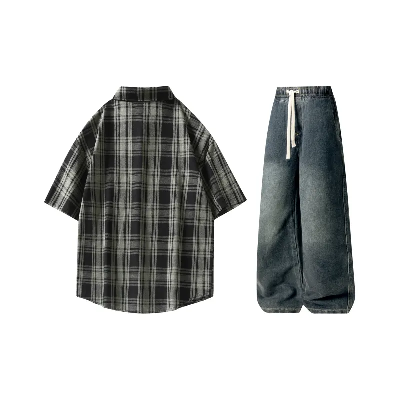 A.X.S.K Shirt Matching Set Unisex-57